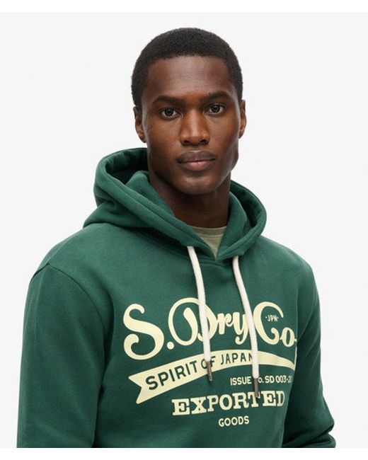 Superdry Green & Co Classic Spirit Hoodie for men