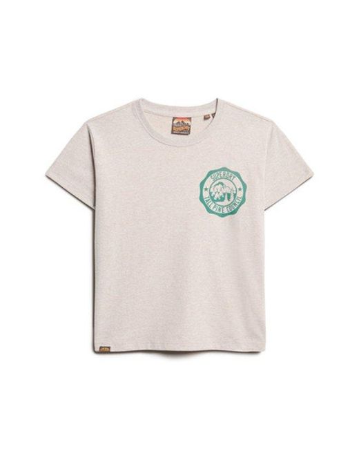 Superdry White & Co Lo-fi Outdoor Fitted T-shirt