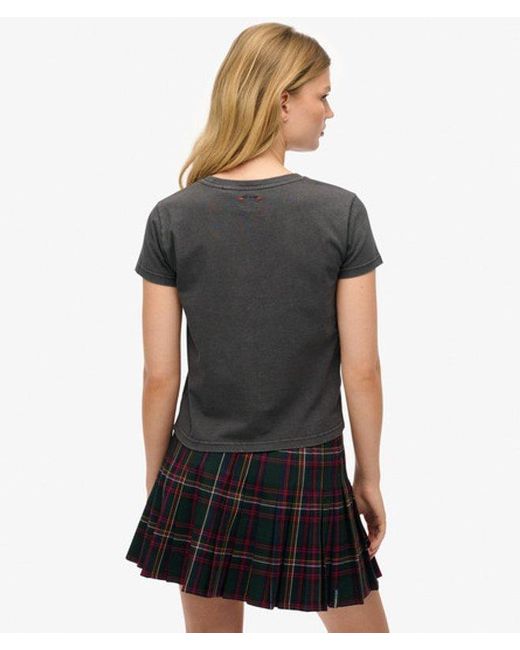 Superdry Gray & Co Athletic Graphic Fitted T-shirt