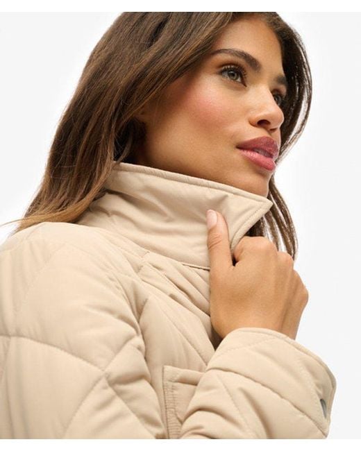 Superdry Doorgestikte Chore Liner Jas in het Natural