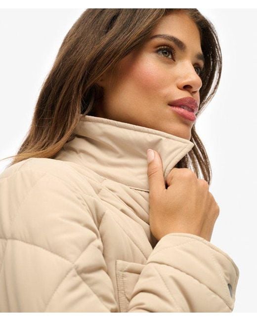 Superdry Natural Quilted Chore Liner Jacket