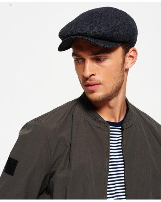 Superdry Blue Nider Cap Harry Dk for men