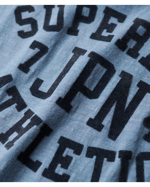 Superdry Blue & Co Athletic Essentials Graphic Fitted T-shirt