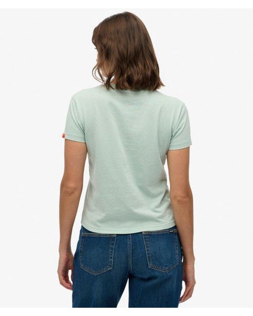 Superdry Green & Co Surf Logo Fitted T-shirt
