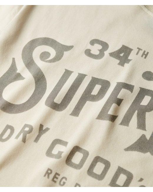Superdry Natural & Co Heritage Brand Relaxed T-shirt for men