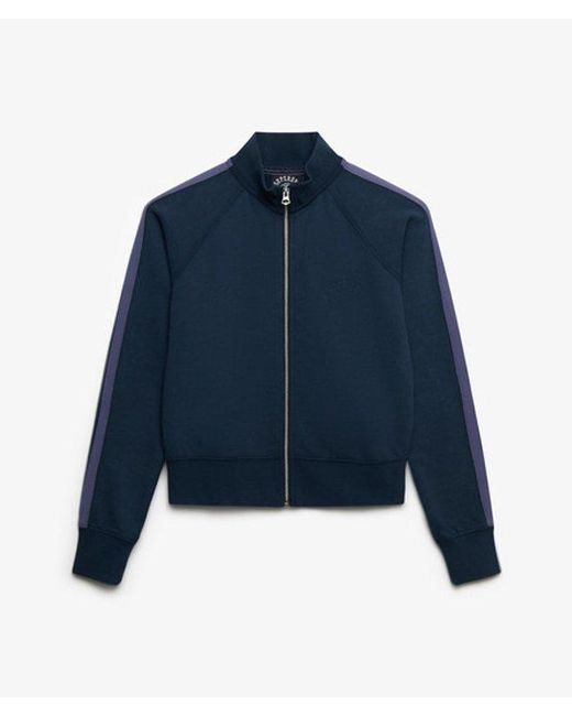 Superdry Blue & Co Essential Logo Zip Track Top