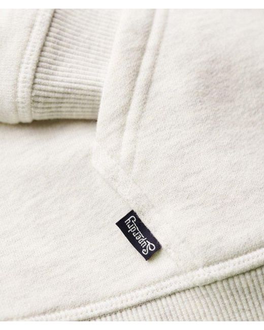 Superdry Gray & Co Ladies Classic Embroidered Logo Essential Zip Hoodie