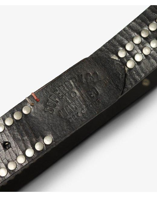 Superdry Black & Co Logo Goods Belt for men