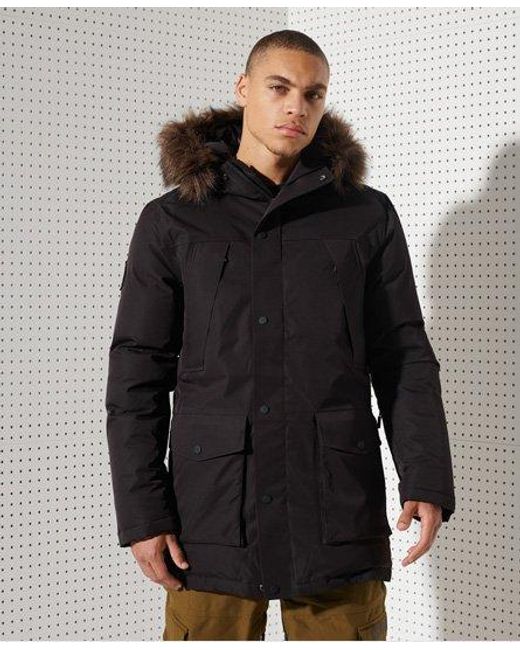 Sport Parka de plumón para la nieve Everest Superdry de hombre de color  Negro - Lyst
