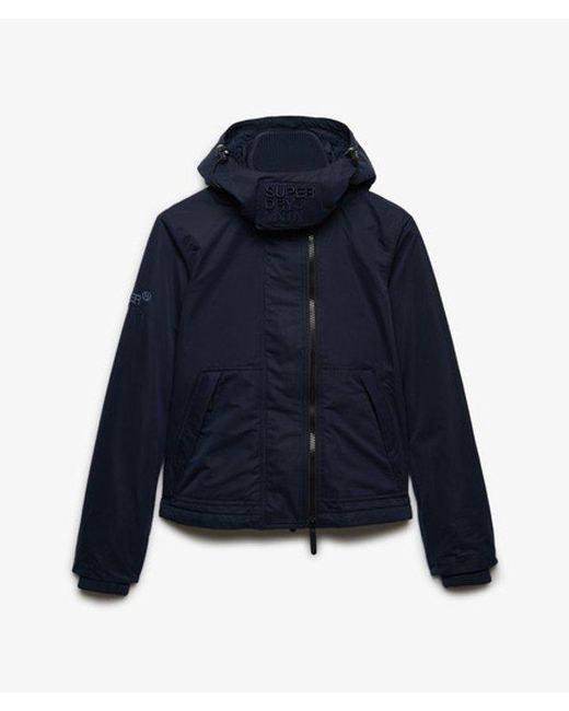 Superdry Blue & Co Hooded Microfibre Arctic Windcheater Jacket