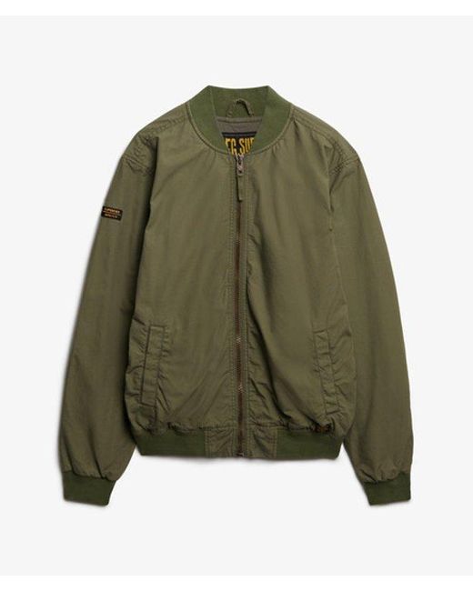 Superdry Green & Co Lightweight Ma1 Bomber Jacket for men