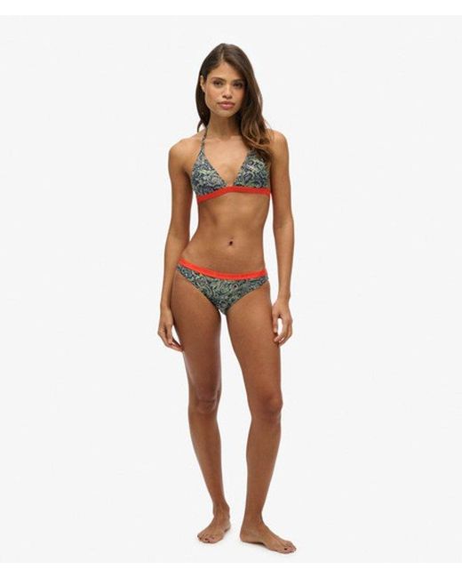 Femme Bas De Bikini Classique Imprimé Taille Superdry en coloris Natural