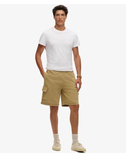 Superdry Natural & Co Classic Contrast Stitch Cargo Shorts for men