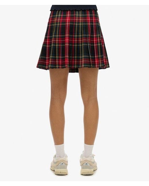Superdry Natural Check Mini Skirt