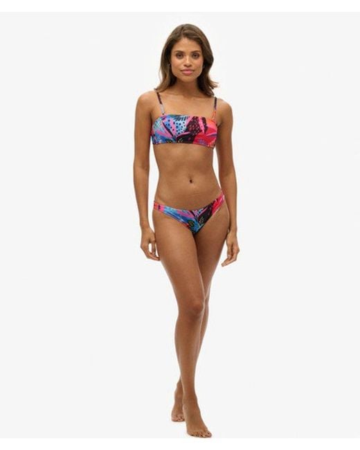 Superdry Red & Co Tropical Cheeky Bikini Briefs