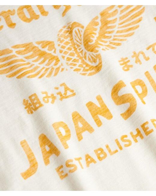 Superdry White & Co Heritage Biker Loose T-shirt for men