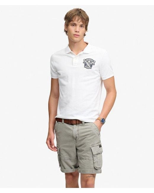 Superdry Core Cargo Shorts in het Gray voor heren