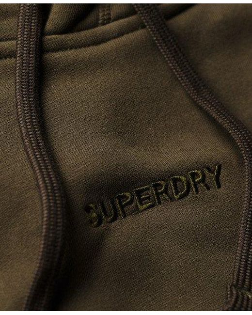 Sweat à capuche ample à motif et micro logo Superdry pour homme en coloris Green