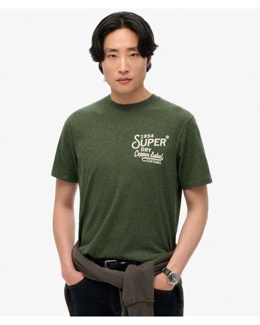 Superdry Green Copper Label Relaxed T-shirt for men