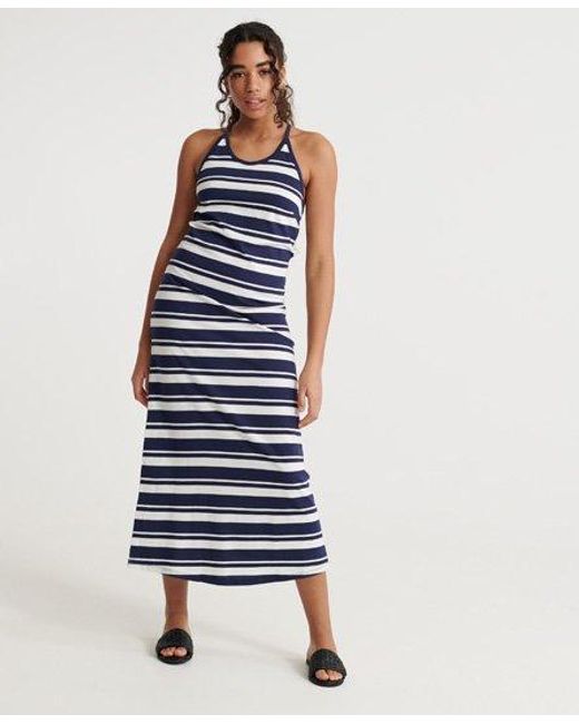 Superdry Cotton Summer Stripe Maxi in 