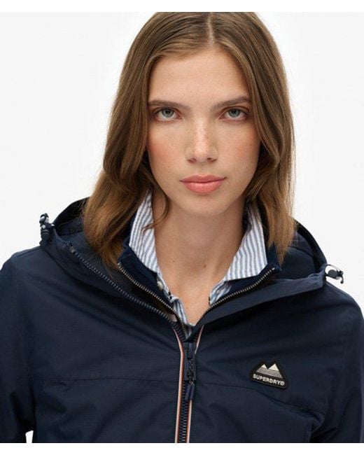 Superdry Blue & Co Essential Tri Windbreaker Jacket