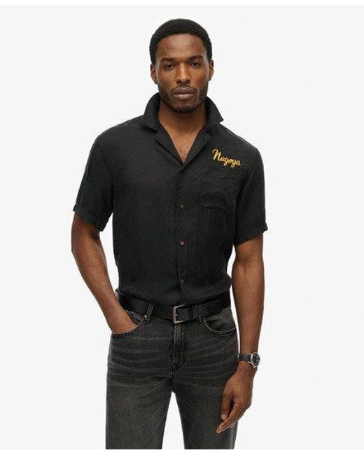 Superdry Merchant Suika Overhemd in het Black voor heren