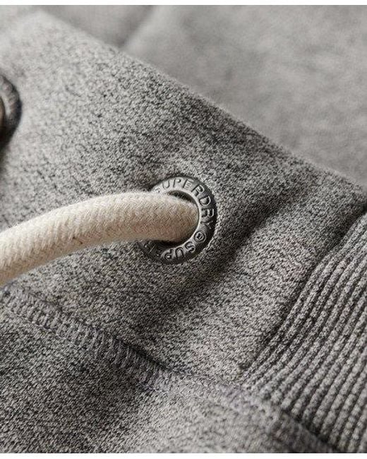 Pantalon de survêtement classique core logo Superdry pour homme en coloris Gray