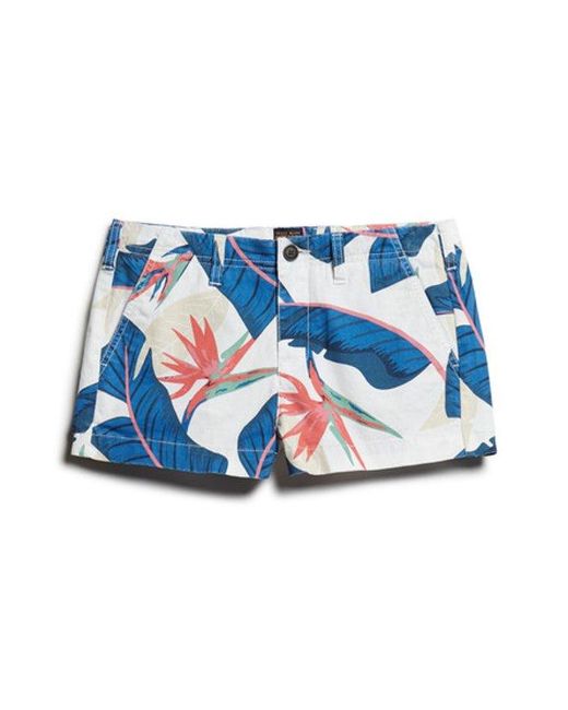 Superdry Blue Chino Hot Shorts