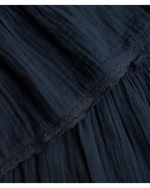 Superdry Black & Co Cheesecloth Tiered Mini Dress