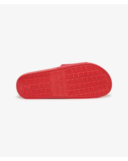 Superdry Red & Co . Pool Sliders for men
