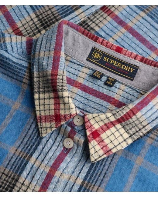 Superdry Blue & Co Lumberjack Check Flannel Shirt