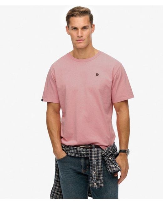 Superdry Red Essentials Relaxed T-shirt for men