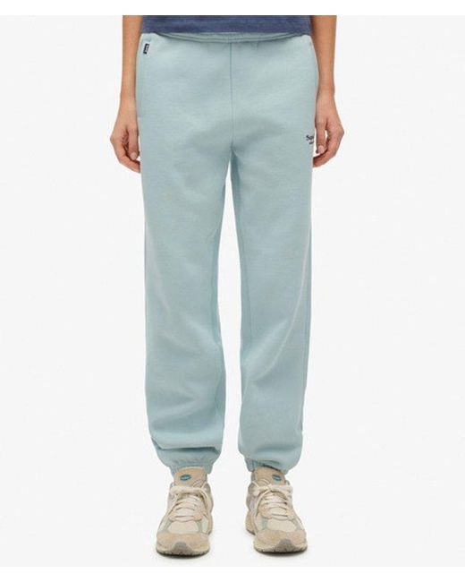 Superdry Blue & Co Essential Logo Cuffed joggers