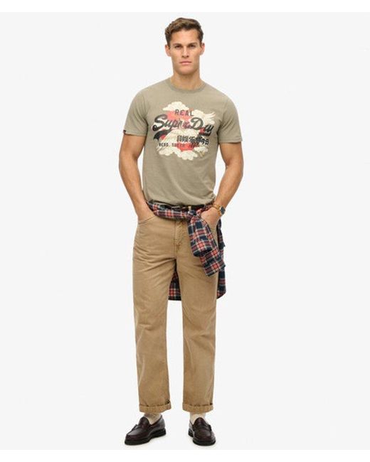 Superdry Gray & Co Vintage Logo Tokyo Relaxed T-shirt for men