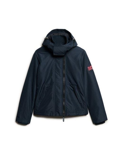 Superdry Blue & Co Hooded Mountain Windbreaker Jacket