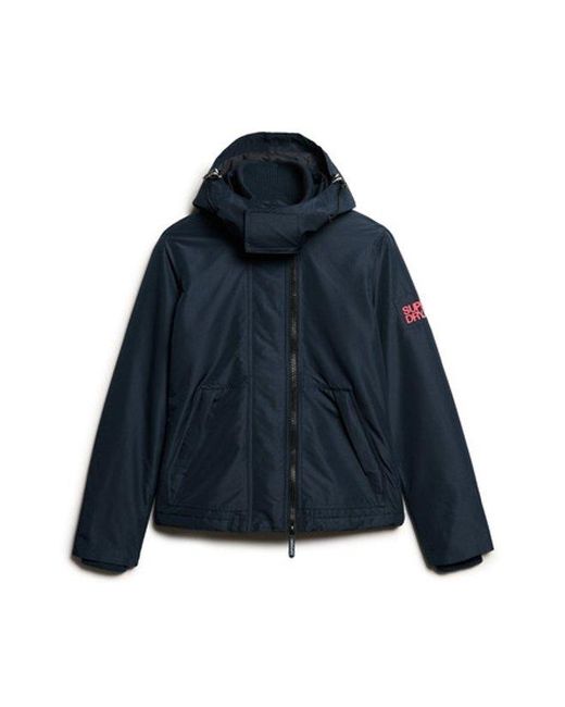 Superdry Blue & Co Hooded Mountain Windbreaker Jacket