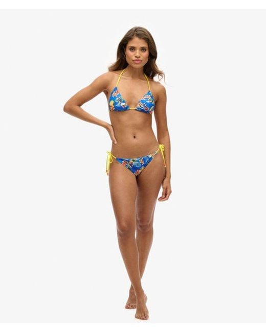 Superdry Blue & Co Tie Side Cheeky Bikini Briefs