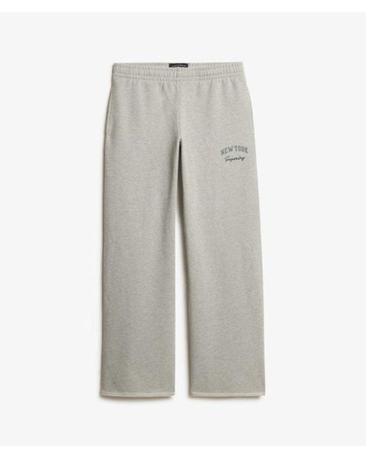 Superdry White & Co Athletic Essentials Wide Leg joggers
