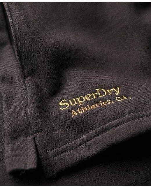 Short à logo essential Superdry en coloris Black