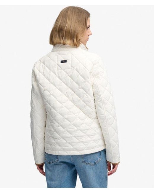 Superdry White Estate Country Liner Jacket