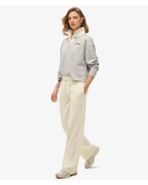 Superdry Studios joggingbroek in het White