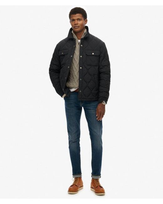 Superdry Black & Co Surplus Liner Overshirt for men