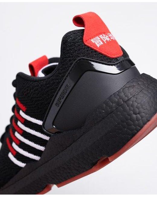 Superdry Black Sport Agile Low Trainers