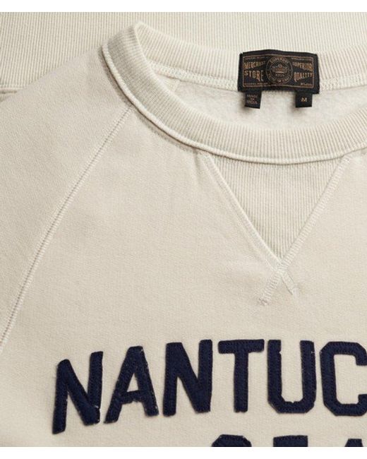 Superdry Natural & Co Merchant Vintage Applique Sweatshirt for men
