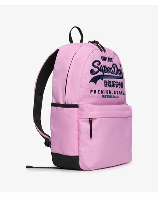 Superdry Heritage Montana Rugzak in het Pink