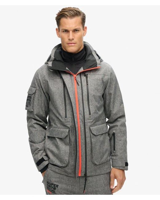 Superdry Gray & Co Ski Peak Rescue Jacket for men