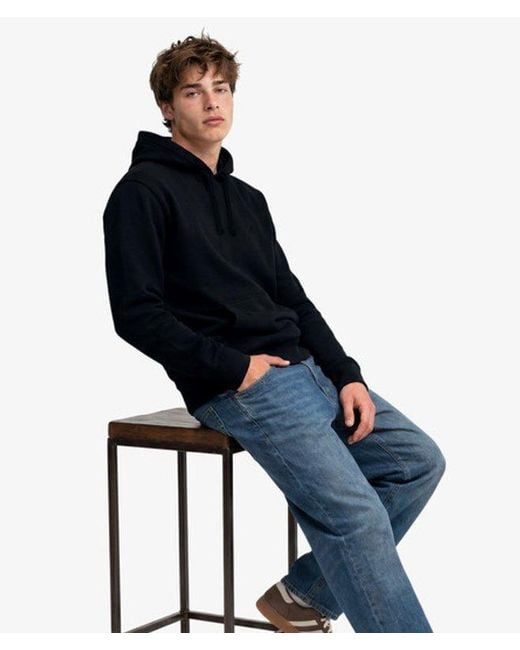 Superdry Blue & Co Essential Logo Hoodie for men