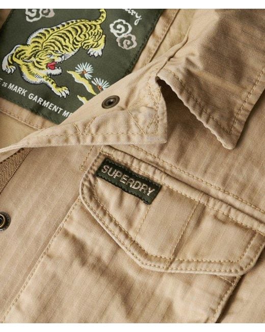 Superdry Natural Military M65 Lined Jacket