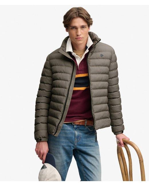 Superdry Brown Fuji Estate Padded Jacket for men
