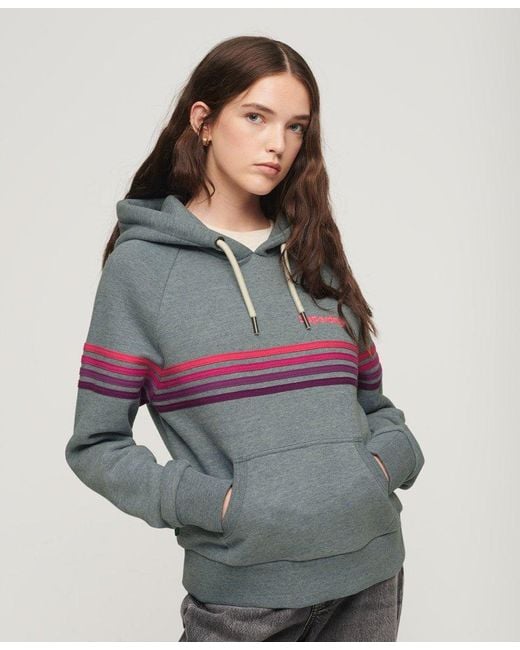 Superdry rainbow tape sweat clearance dress